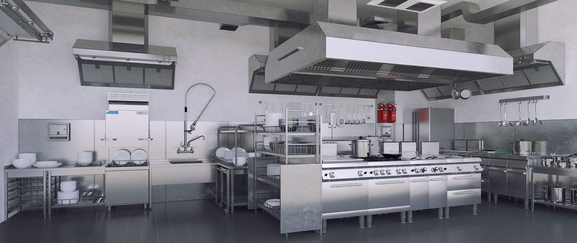 commercial kitchen-slider