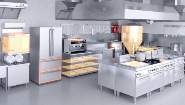 طراحی و تجهیز وسایل آشپزخانه صنعتی